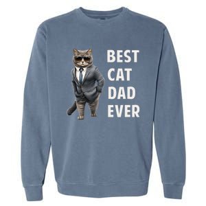 Best Cad Dad Ever Cool Father Cat Daddy Garment-Dyed Sweatshirt