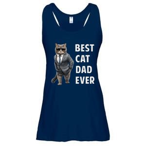 Best Cad Dad Ever Cool Father Cat Daddy Ladies Essential Flowy Tank