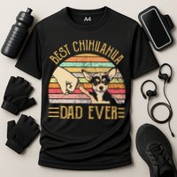 Best Chihuahua Dad Ever Cooling Performance Crew T-Shirt