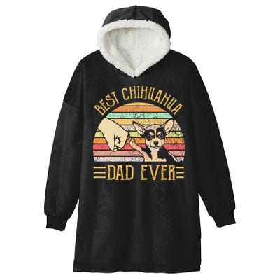 Best Chihuahua Dad Ever Hooded Wearable Blanket