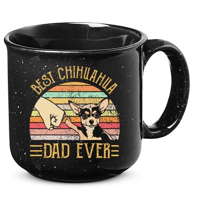 Best Chihuahua Dad Ever 15oz Campfire Ceramic Mug