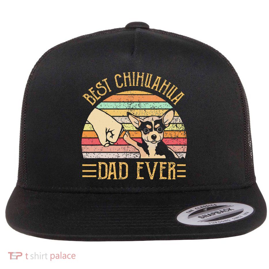 Best Chihuahua Dad Ever Flatbill Hat