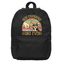 Best Chihuahua Dad Ever 16 in Basic Backpack
