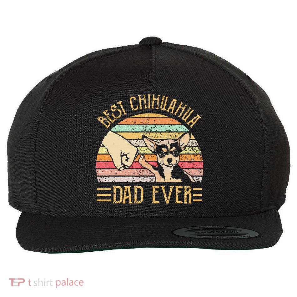 Best Chihuahua Dad Ever Wool Snapback Cap