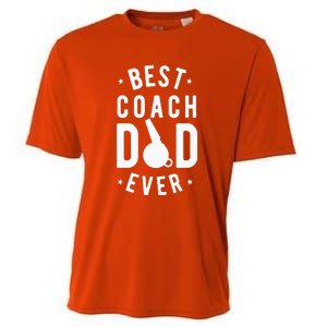 Best Coach Dad Ever Whistle Coach Dad Father's Day Cooling Performance Crew T-Shirt