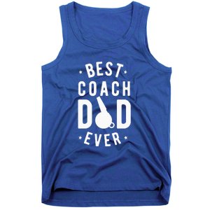 Best Coach Dad Ever Whistle Coach Dad Father's Day Tank Top