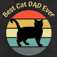 Best Cat Dad Ever Adult Drive Performance Visor