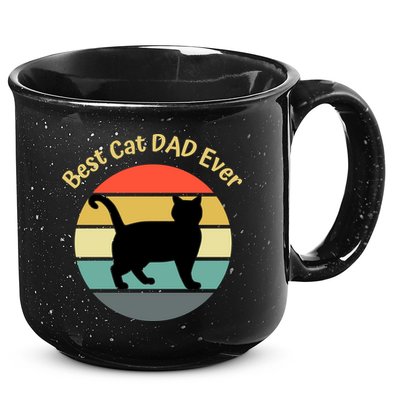 Best Cat Dad Ever 15oz Campfire Ceramic Mug