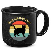 Best Cat Dad Ever 15oz Campfire Ceramic Mug