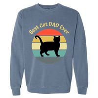 Best Cat Dad Ever Garment-Dyed Sweatshirt