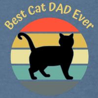 Best Cat Dad Ever Garment-Dyed Sweatshirt
