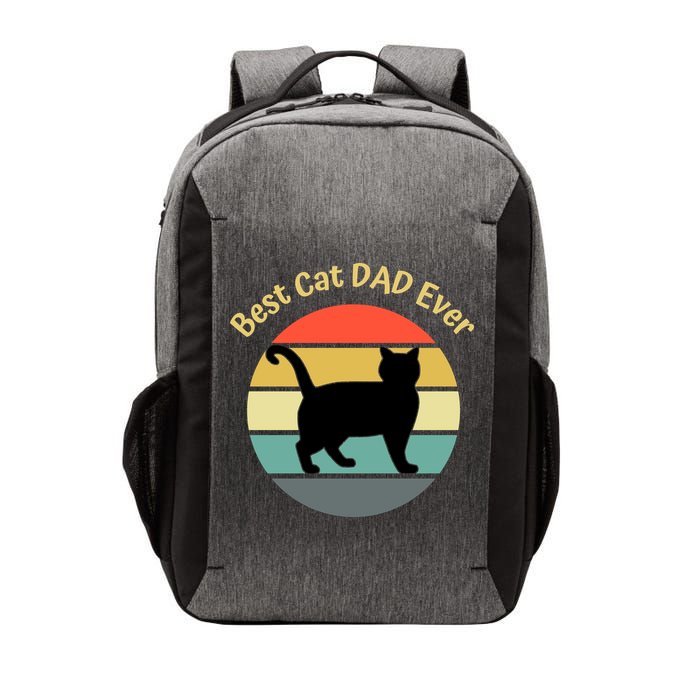 Best Cat Dad Ever Vector Backpack