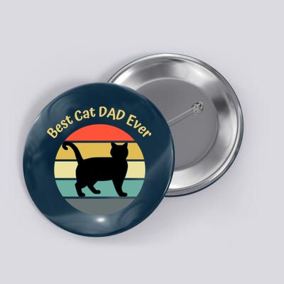 Best Cat Dad Ever Button