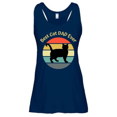 Best Cat Dad Ever Ladies Essential Flowy Tank