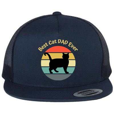 Best Cat Dad Ever Flatbill Hat