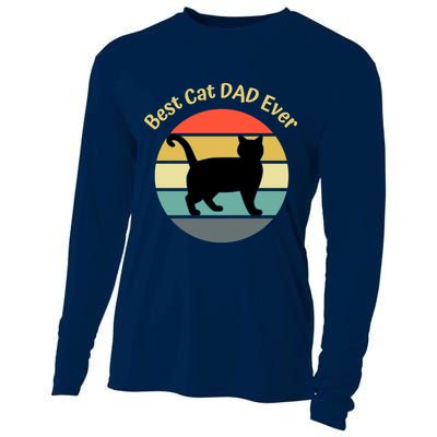 Best Cat Dad Ever Cooling Performance Long Sleeve Crew