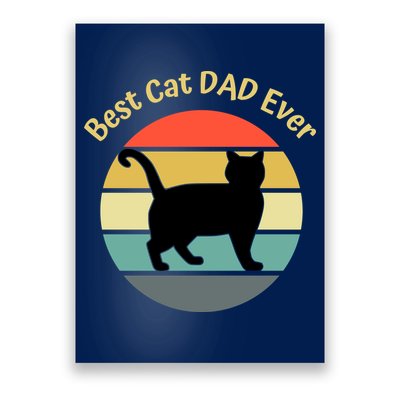 Best Cat Dad Ever Poster