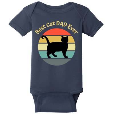 Best Cat Dad Ever Baby Bodysuit