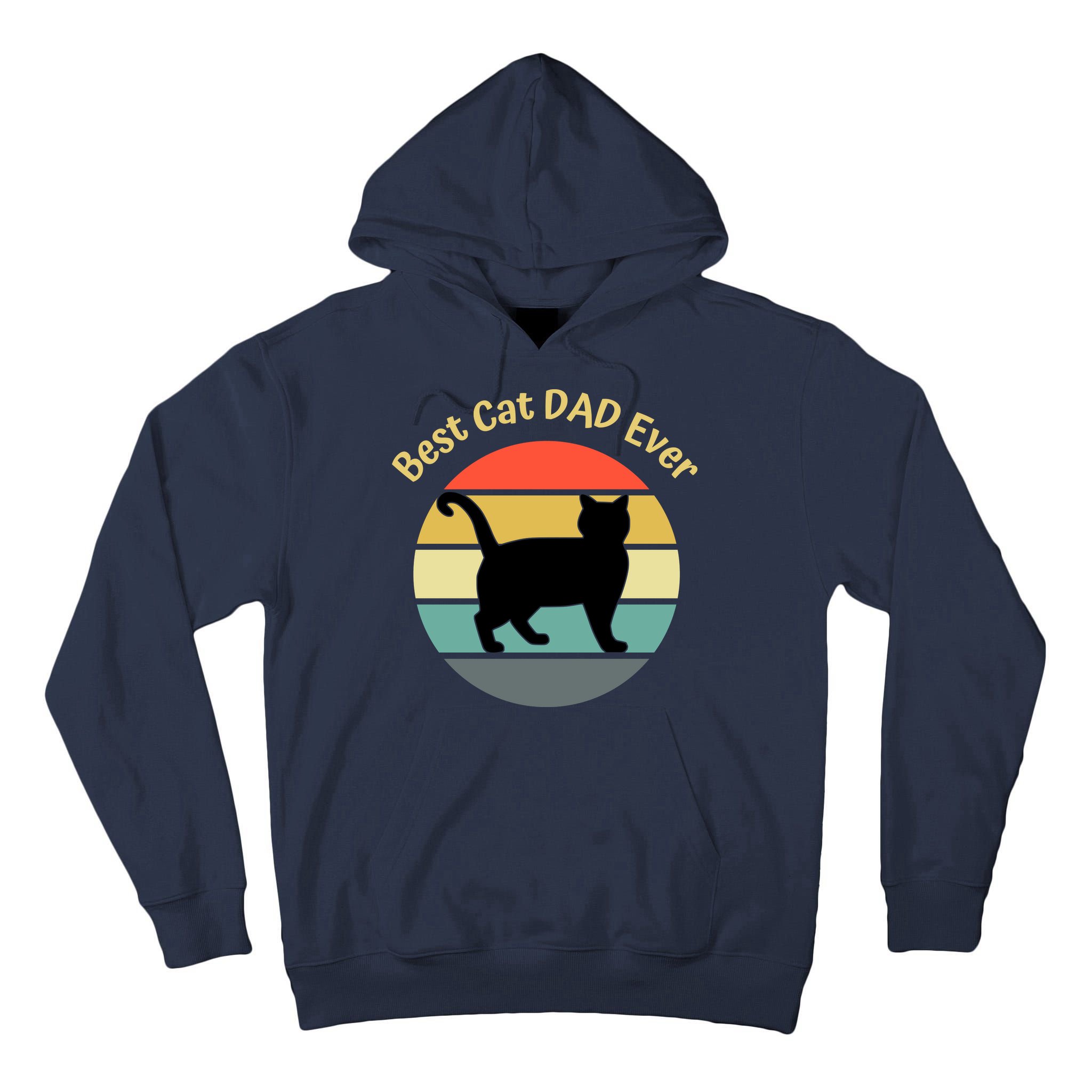 Best Cat Dad Ever Tall Hoodie