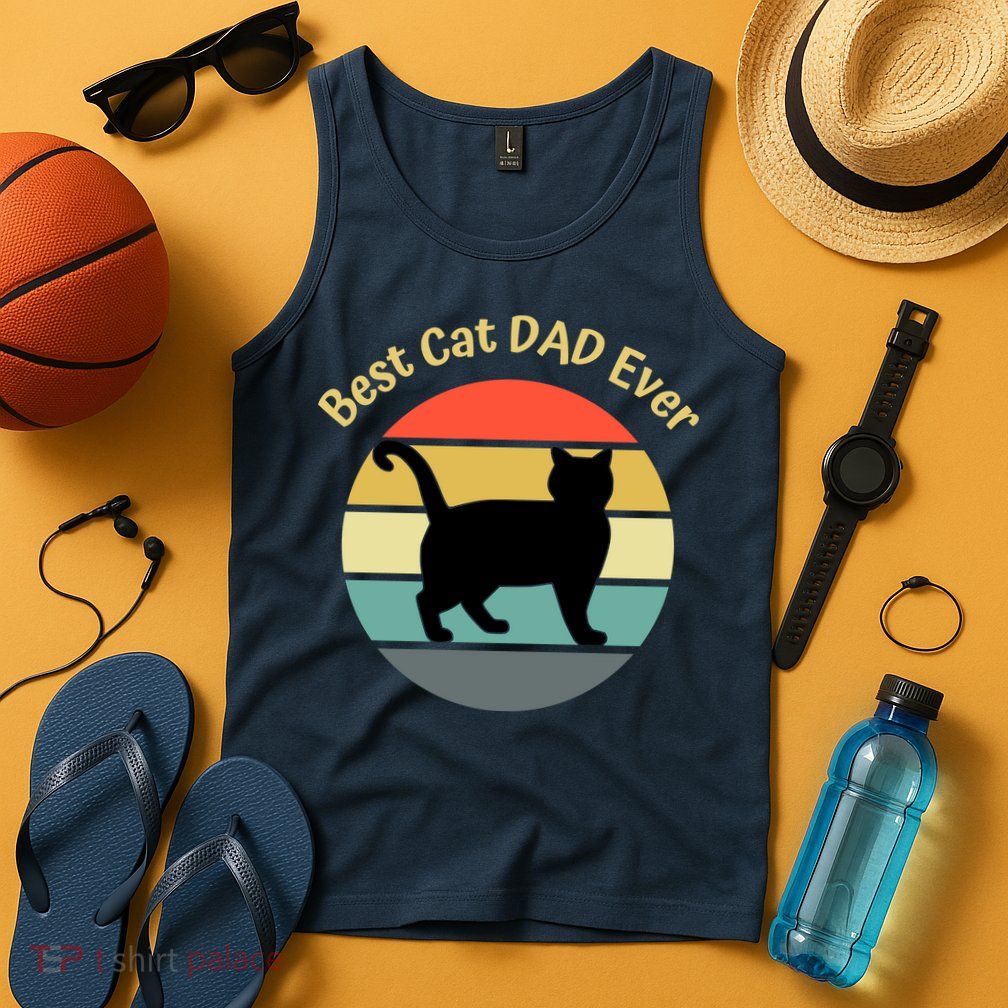 Best Cat Dad Ever Tank Top