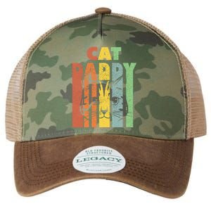 Best Cat Daddys Kitten Daddy The Catfather Cat Daddy Gift Legacy Tie Dye Trucker Hat