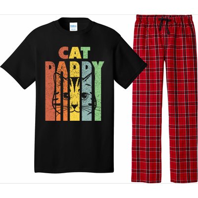 Best Cat Daddys Kitten Daddy The Catfather Cat Daddy Gift Pajama Set