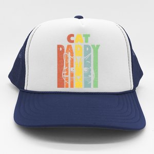 Best Cat Daddys Kitten Daddy The Catfather Cat Daddy Gift Trucker Hat