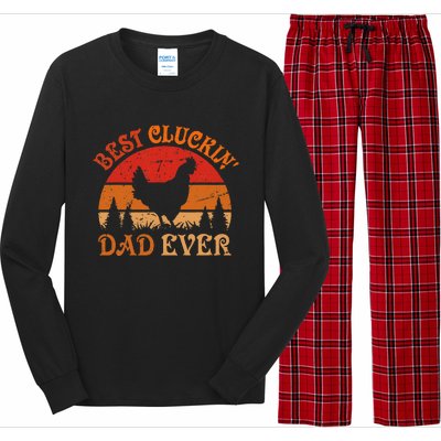 Best Cluckin Dad Ever FatherS Day Long Sleeve Pajama Set