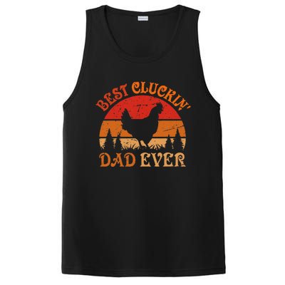 Best Cluckin Dad Ever FatherS Day PosiCharge Competitor Tank