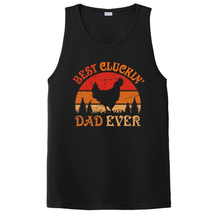 Best Cluckin Dad Ever FatherS Day PosiCharge Competitor Tank