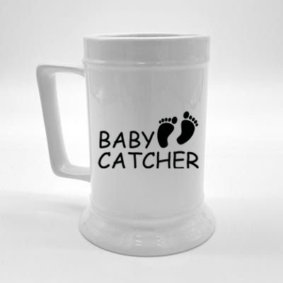 Baby Catcher Doula Midwife Nurse Beer Stein