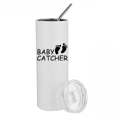 Baby Catcher Doula Midwife Nurse Stainless Steel Tumbler