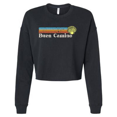 Buen Camino De Santiago De Compostela Cropped Pullover Crew