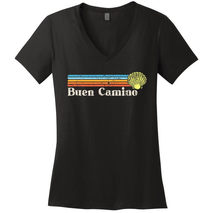 Buen Camino De Santiago De Compostela Women's V-Neck T-Shirt