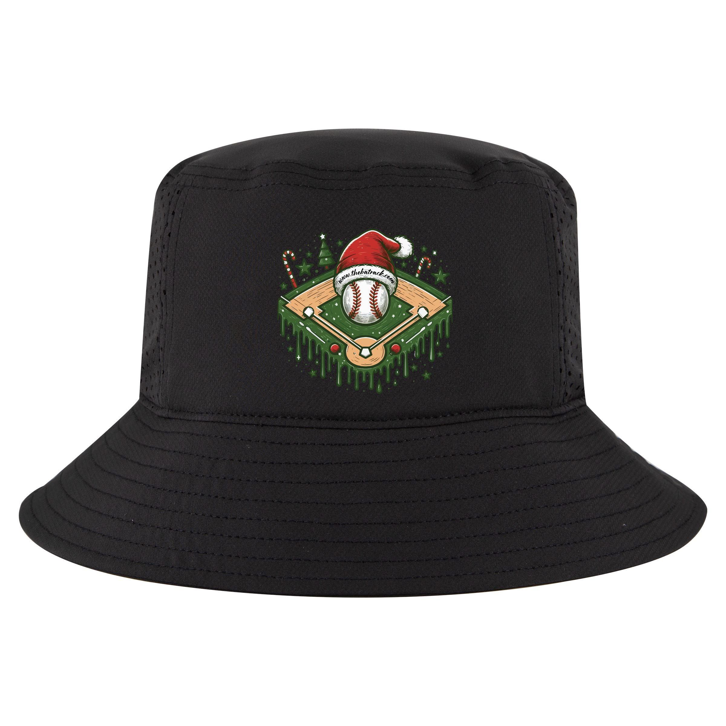 Baseball Christmasholiday Drip Cool Comfort Performance Bucket Hat