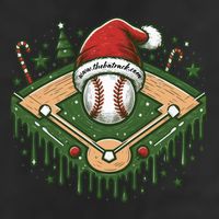 Baseball Christmasholiday Drip Cool Comfort Performance Bucket Hat