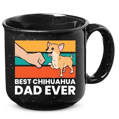 Best Chihuahua Dad Ever Cute Chihuahuas Gift 15oz Campfire Ceramic Mug