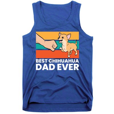 Best Chihuahua Dad Ever Cute Chihuahuas Gift Tank Top