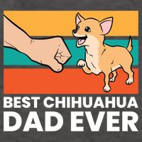 Best Chihuahua Dad Ever Cute Chihuahuas Gift Vector Backpack