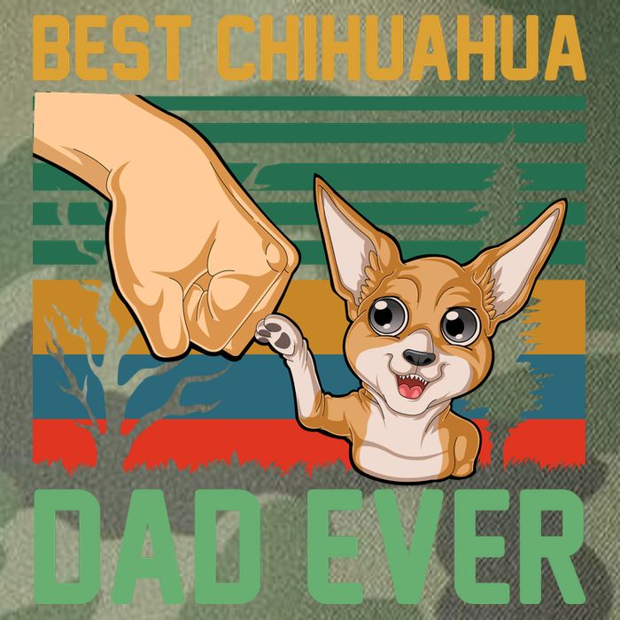 Best Chihuahua Dad Ever Legacy Tie Dye Trucker Hat