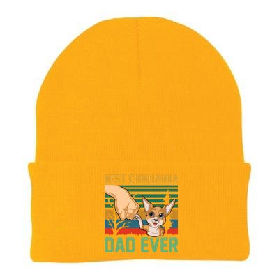 Best Chihuahua Dad Ever Knit Cap Winter Beanie