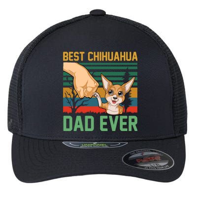 Best Chihuahua Dad Ever Flexfit Unipanel Trucker Cap