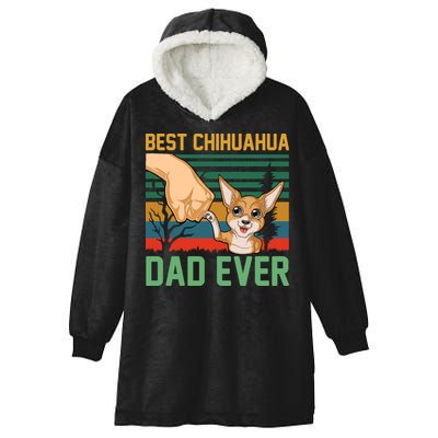 Best Chihuahua Dad Ever Hooded Wearable Blanket