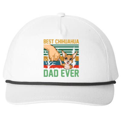 Best Chihuahua Dad Ever Snapback Five-Panel Rope Hat