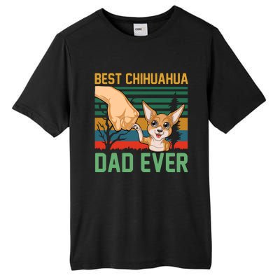 Best Chihuahua Dad Ever Tall Fusion ChromaSoft Performance T-Shirt