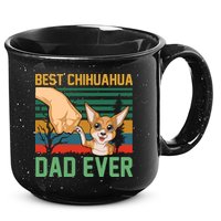 Best Chihuahua Dad Ever 15oz Campfire Ceramic Mug