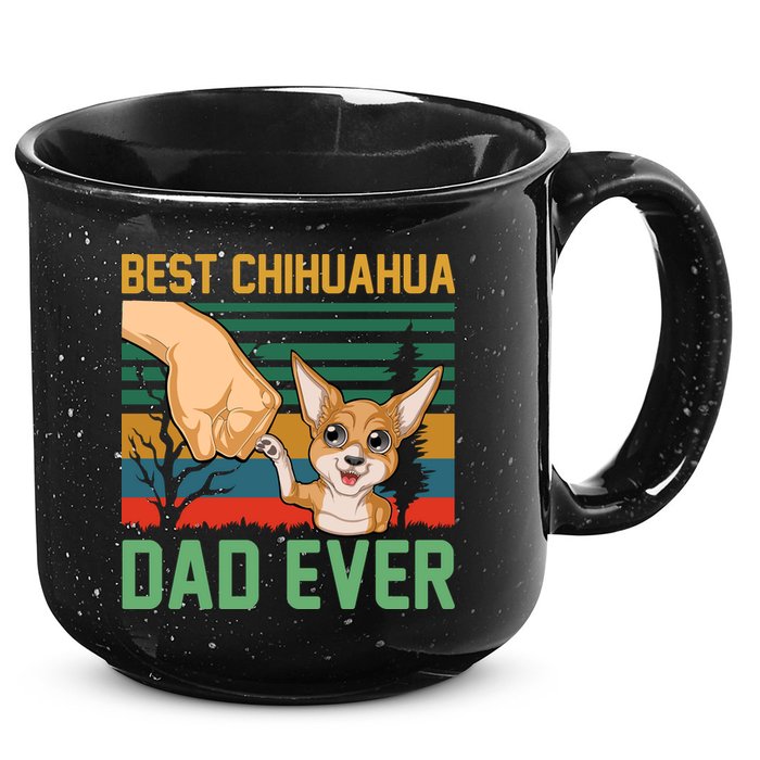 Best Chihuahua Dad Ever 15oz Campfire Ceramic Mug