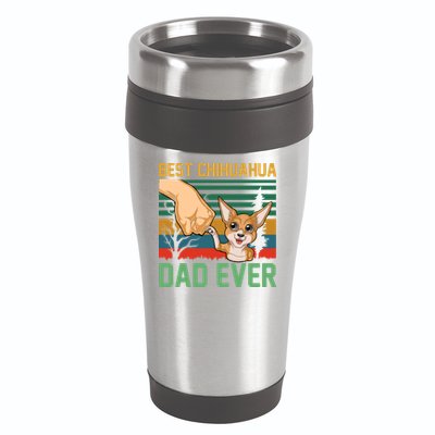 Best Chihuahua Dad Ever 16oz Travel Tumbler