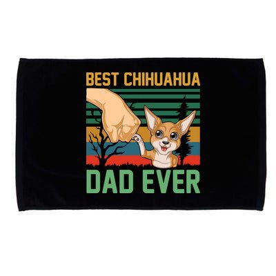 Best Chihuahua Dad Ever Microfiber Hand Towel