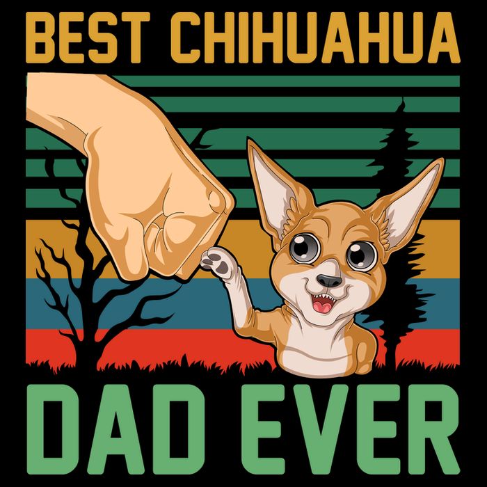 Best Chihuahua Dad Ever Wool Snapback Cap